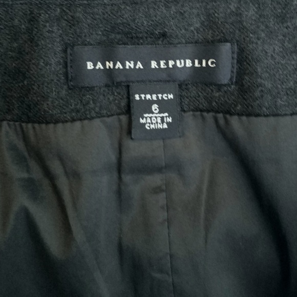 Banana Republic Gray Wool Shirt with Pockets - Picture 6 of 6